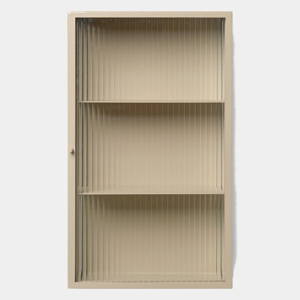 Ferm Living Haze Wall Cabinet Reeded Glass Nannie Inez